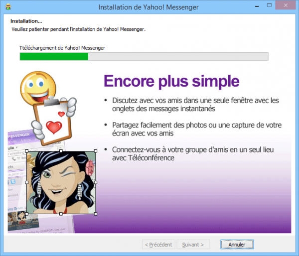 Téléchargement de Yahoo Messenger