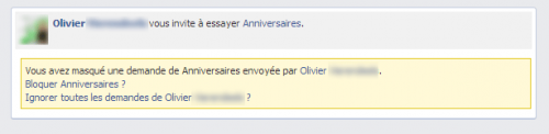 Bloquer une application Facebook