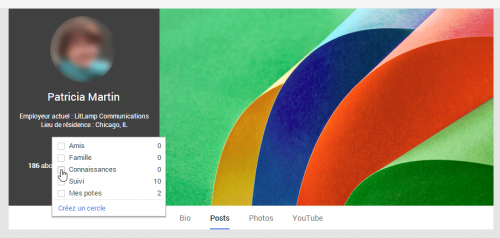 Profil Google+