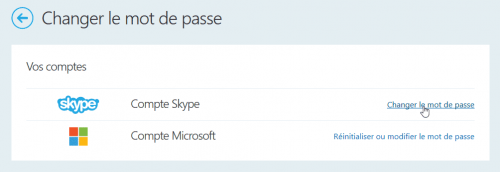 Compte SKype ou compte Microsoft